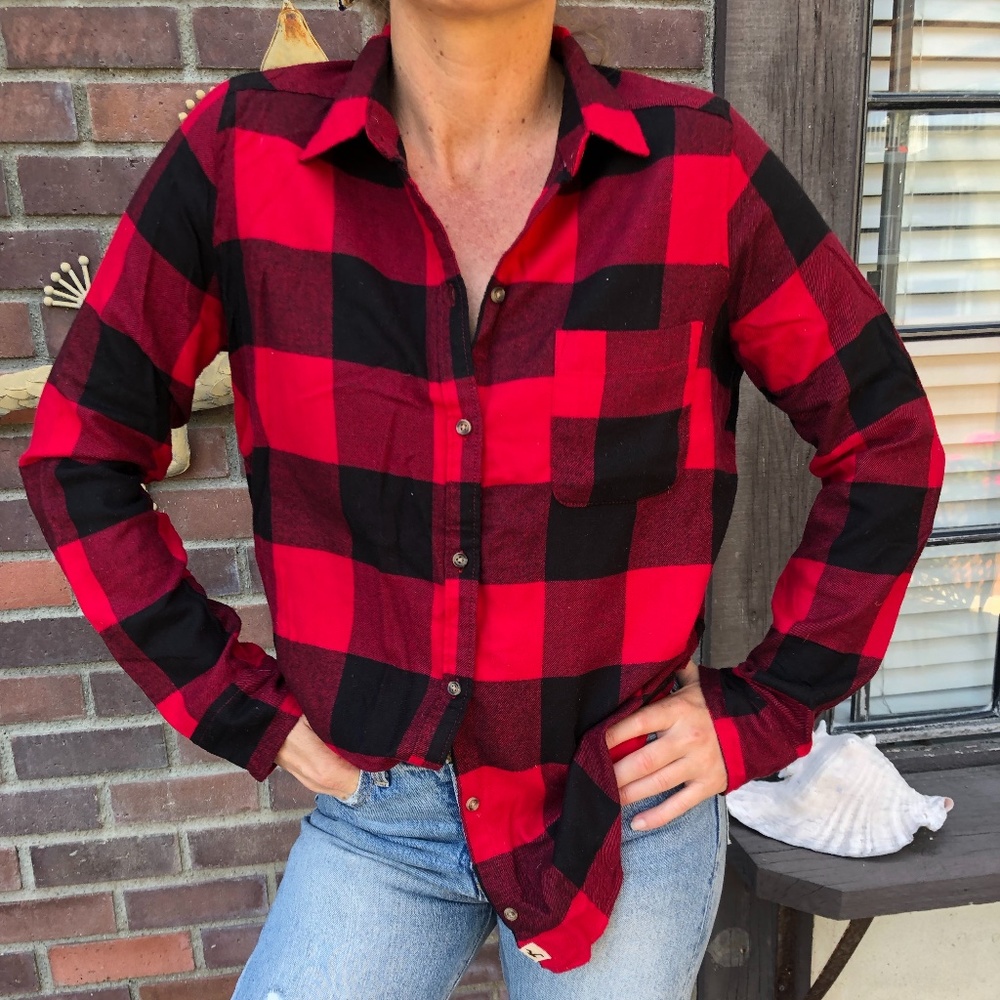 Classic Lumberjack Flannel Red/Black
